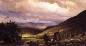 ヒュー・ボルトン・ジョーンズ Painting - 古い製錬所の風景 ヒュー・ボルトン・ジョーンズ